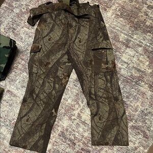 Woolrich Wool Brown Camouflage Cargo Pants